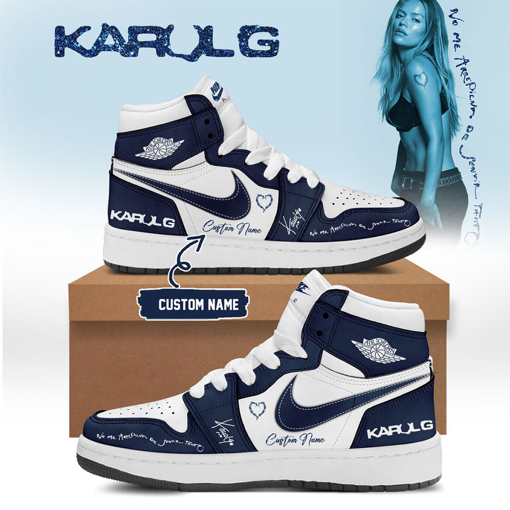 Personalized Karol G No Me Arrepiento De Sentir Tanto Sneakers 2026 Karol G Merch Fans Present - Merchluma