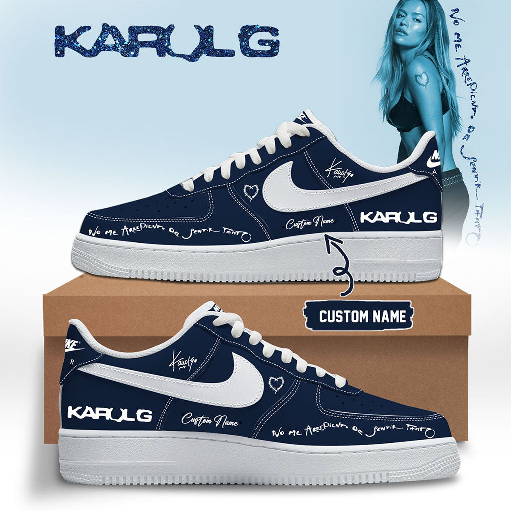 Personalized Karol G Album Merch 2026 No Me Arrepiento De Sentir Tanto Shoes Fan Gifts - Merchluma