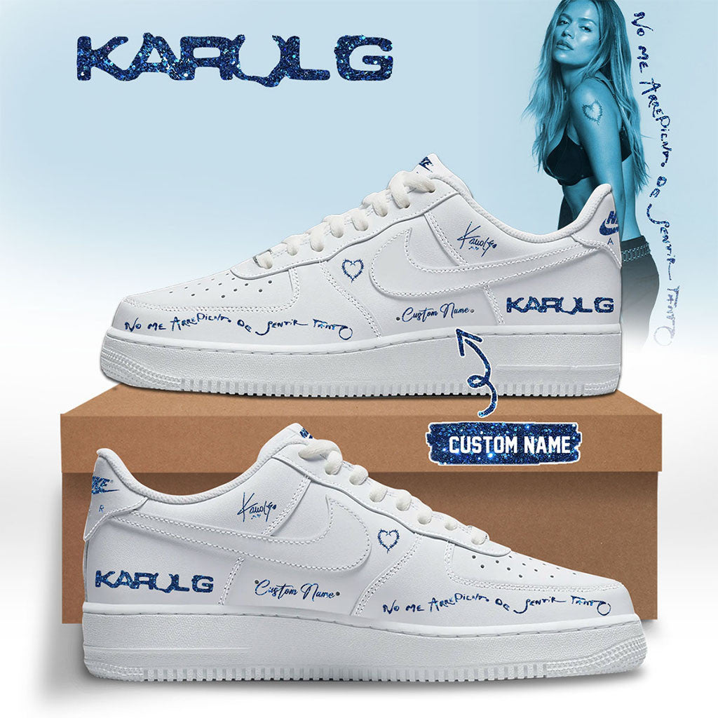 Personalized Karol G Album Merch 2026 No Me Arrepiento De Sentir Tanto Sneakers Gift For Fans - Merchluma