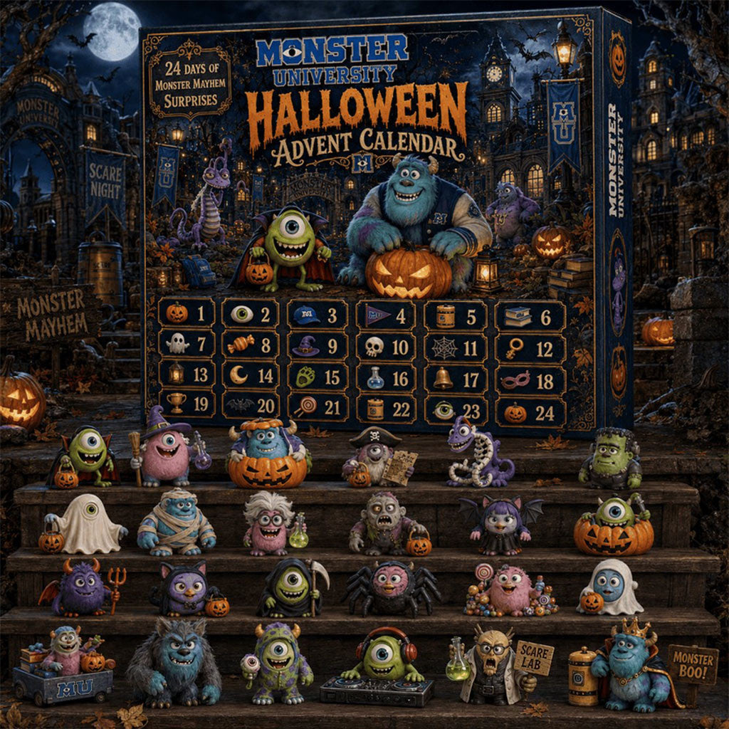 Monster University X Halloween 2026 Advent Calendar Best Halloween Gifts For Friends - Merchluma