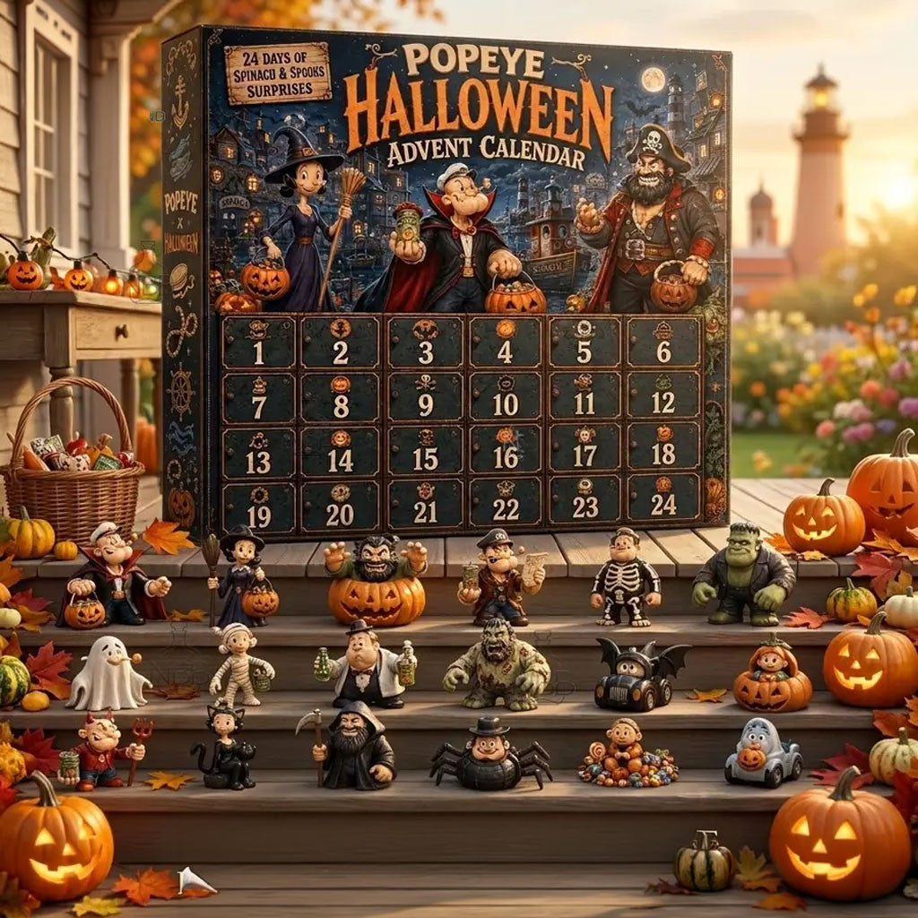 Popeye X Halloween 2026 Advent Calendar Spooky Season Merch Best Halloween Gifts - Merchluma