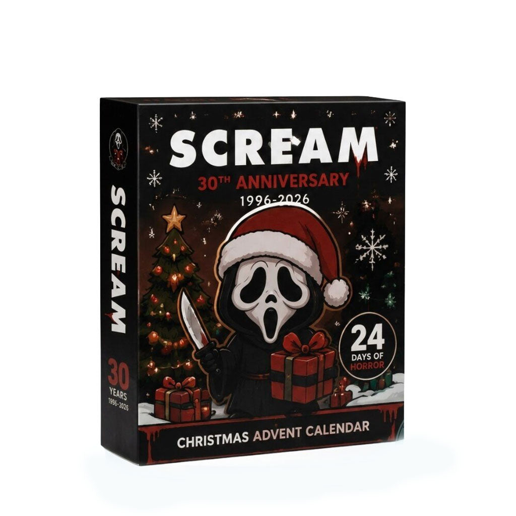 Scream Ghostface 30Th Anniversary Christmas Advent Calendar 24 Days Of Horror Set Xmas Gifts - Merchluma