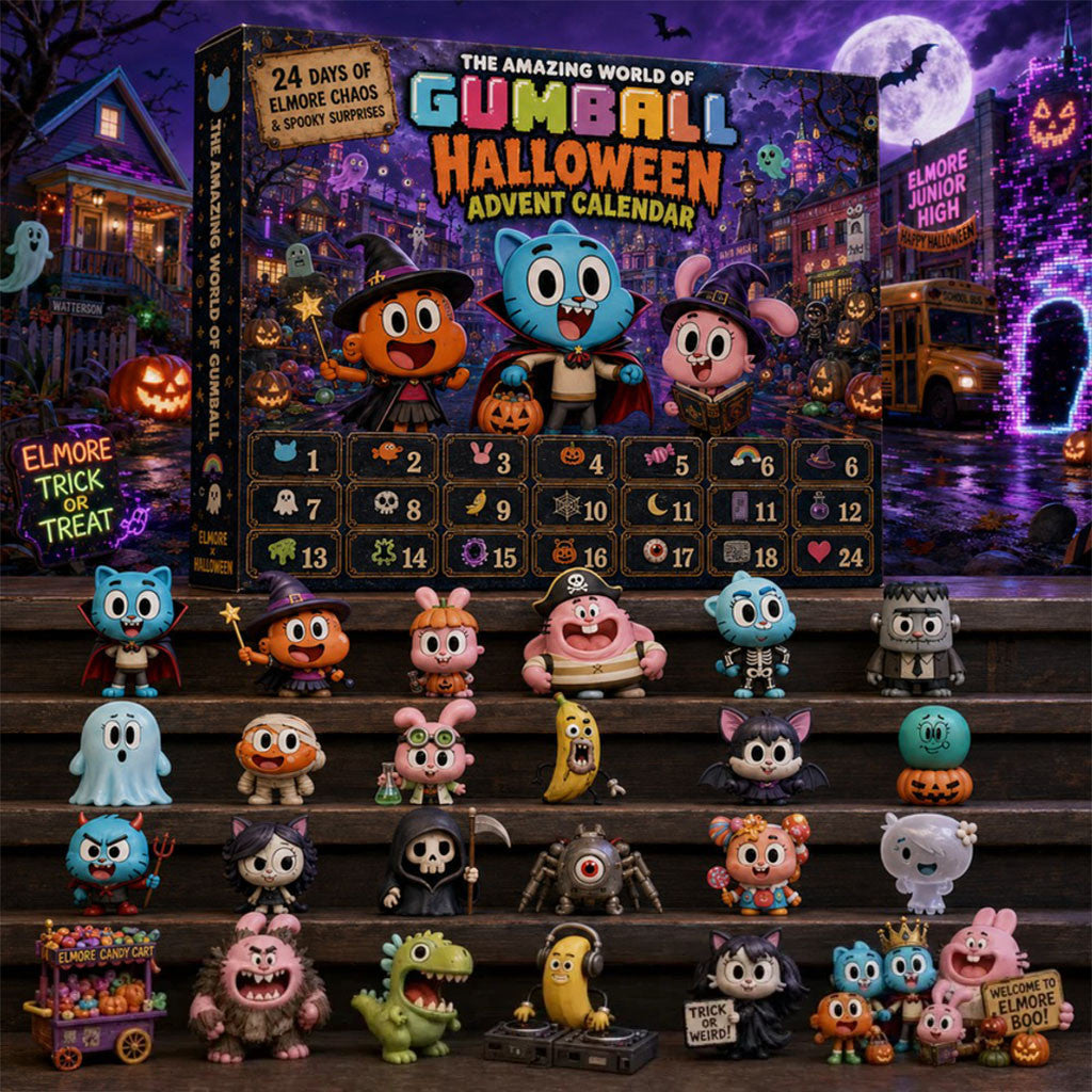 The Amazing World of Gumball X Halloween 2026 Advent Calendar Trick Or Treat Merch Best Gifts - Merchluma