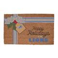 Detroit Lions Merch 2026 Holiday Gift Wrap Doormat Front Porch Decor Christmas Gift Ideas - Merchluma