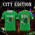 Tulane Green Wave Mardi Gras City Edition T-Shirt Tulane Green Wave Merch Football Fan Gifts - Merchluma