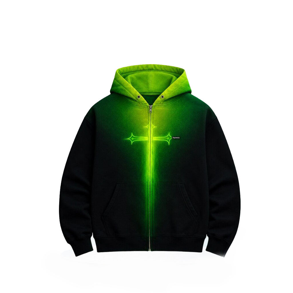 Our Lady Of Guadalupe Airbrush Zip Hoodie Christian Clothing Gifts For Religious - Merchluma