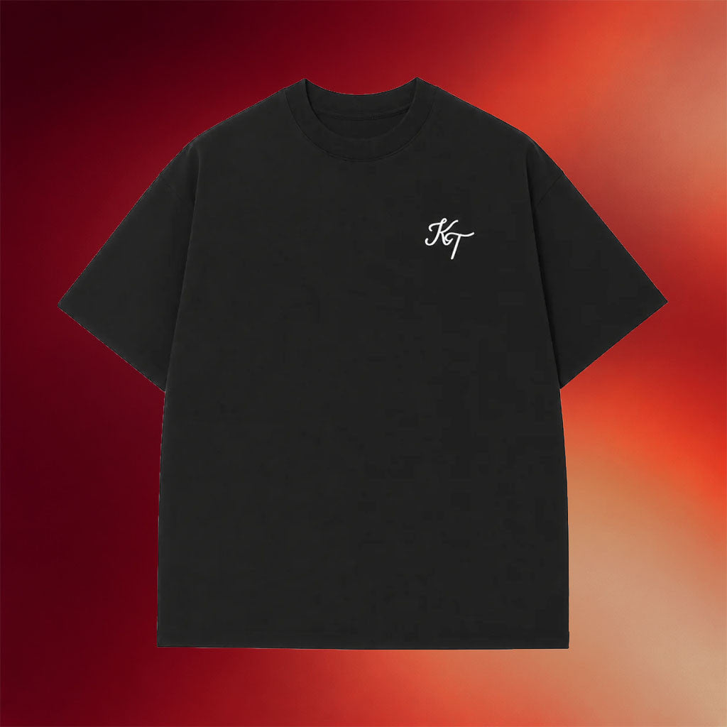 Kai Trump Merch 2026 KT T-Shirt Black Minimalist Shirt Gift For Brothers - Merchluma