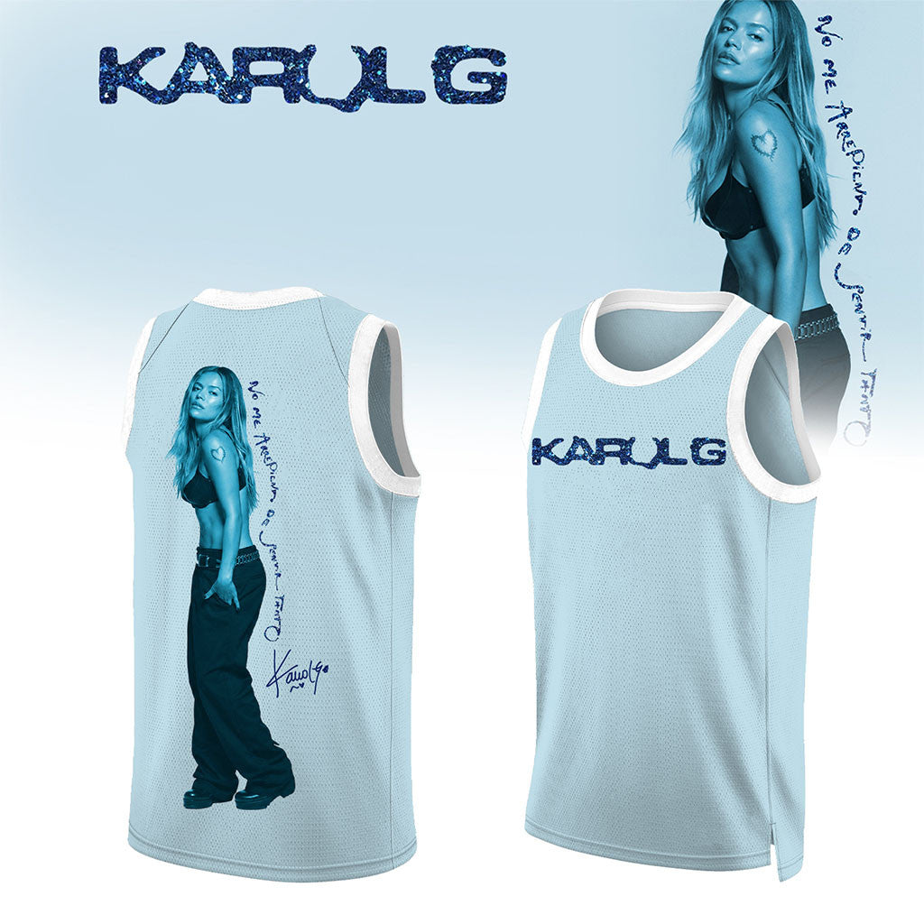 Karol G Album No Me Arrepiento De Sentir Tanto Basketball Jersey 2026 Karol G Merch Fan Gifts - Merchluma