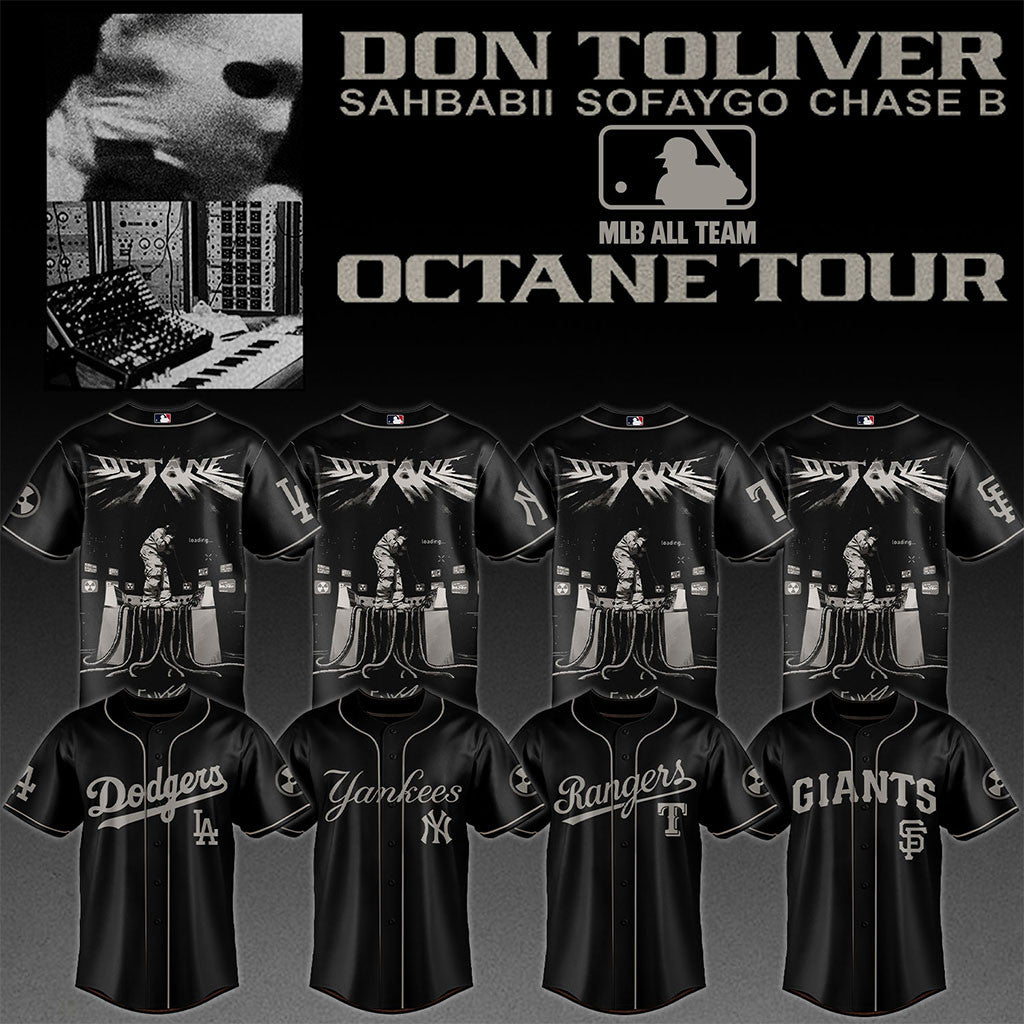 All Baseball Team X Don Toliver Octane Tour Jersey 2026 Don Toliver Merch Octane Clothing Gifts - Merchluma