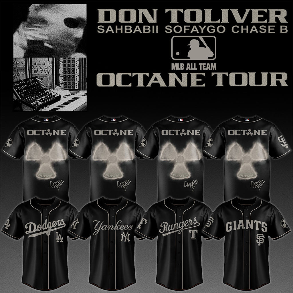 All Baseball Team X Don Toliver Octane Tour Jersey Don Toliver Merch Gift For Rapper Fans - Merchluma