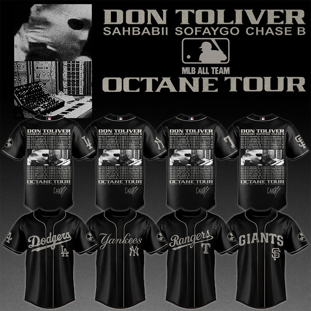 All Baseball Team X Don Toliver Octane Tour Jersey Don Toliver Merch Octane 2026 Signed - Merchluma