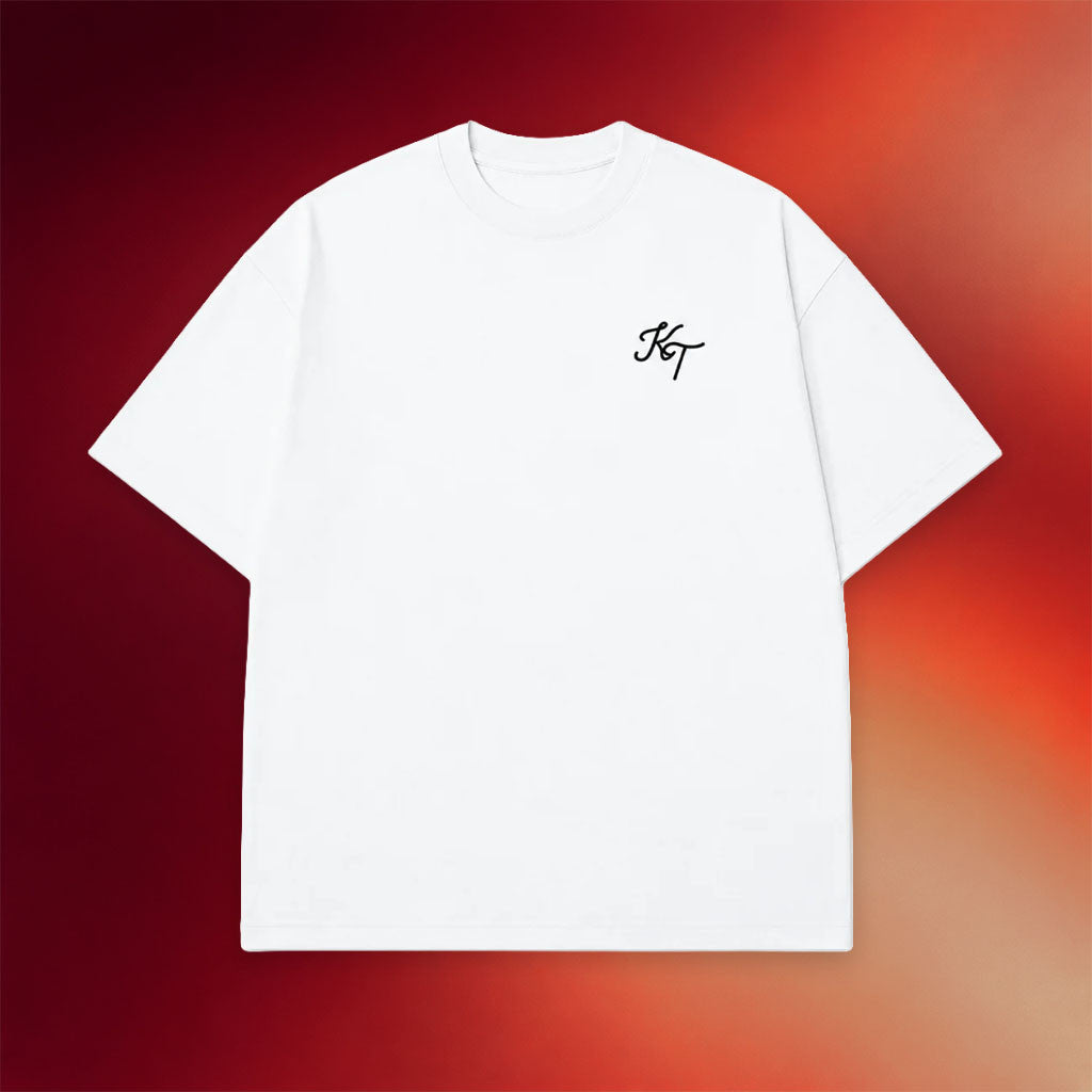 Kai Trump Merch 2026 KT T-Shirt White Minimalist Clothing Best Gift For Friends - Merchluma