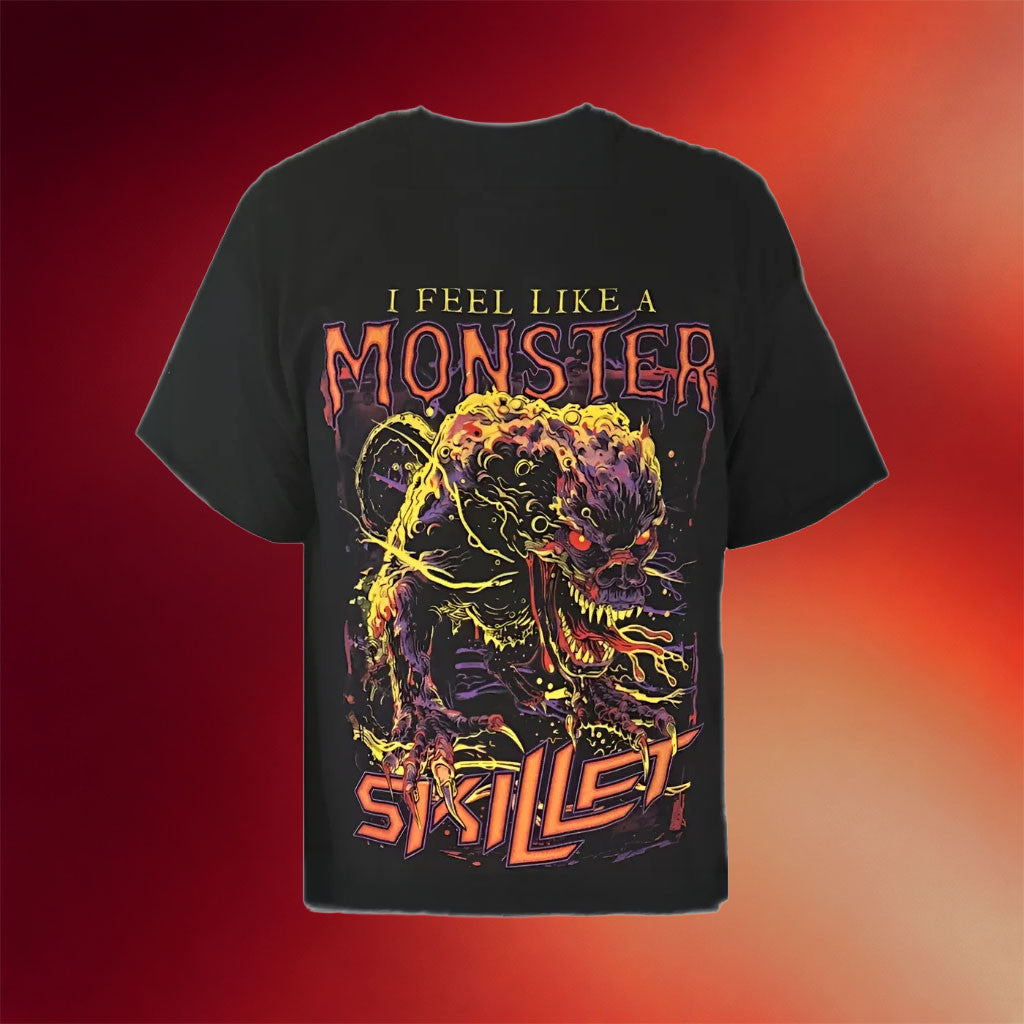 Skillet Merch 2026 I Feel Like A Monster T-Shirt Presents For Rock Lovers - Merchluma
