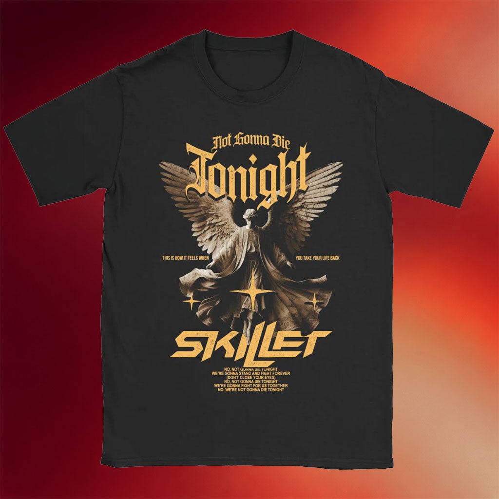 Skillet Merch 2026 Not Gonna Die Tonight T-Shirt Presents For Rock Music Lovers - Merchluma