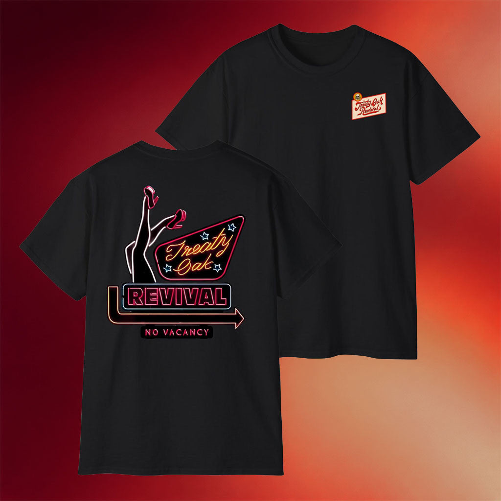 Treaty Oak Revival Merch 2026 Treaty Oak Revival Neon T-Shirt Southern Rock Concert Tee Gifts - Merchluma