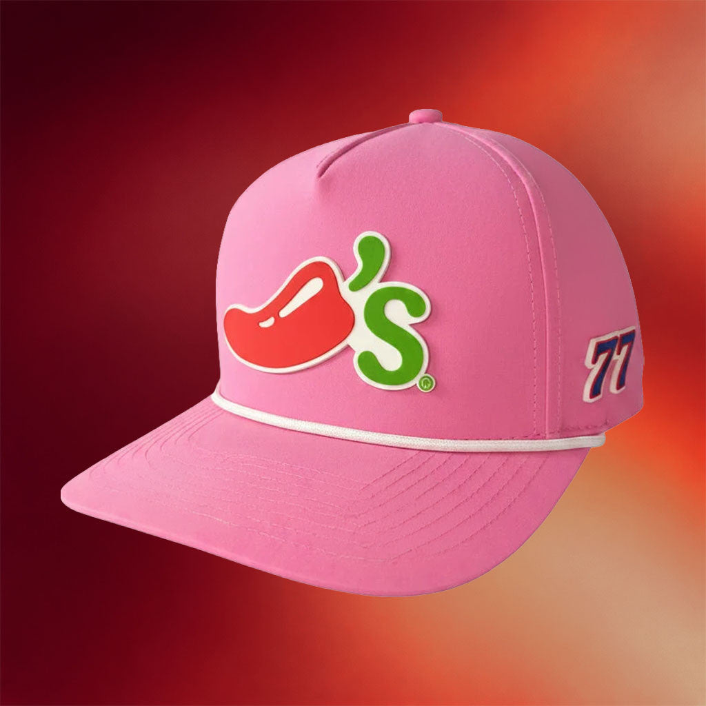 Carson Hocevar Merch 2026 Pink Chili's Hat #77 Carson Hocevar Hat Gift For Racing Lovers - Merchluma