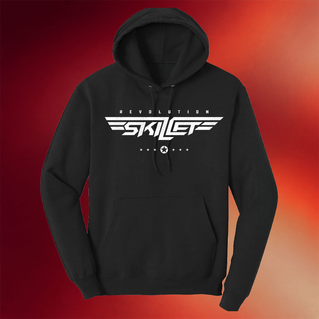 Skillet Merch 2026 Top Gun Hoodie Revolution Skillet Hoodie Gift For Rock Band Fans - Merchluma