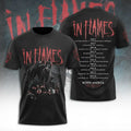 In Flames North America Tour 2026 T-Shirt In Flames Merch Gifts For Music Lovers - Merchluma