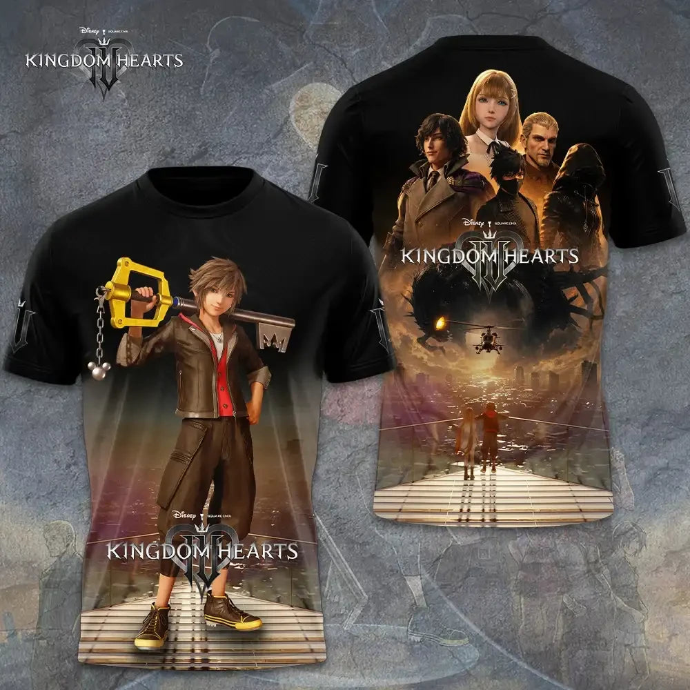 Kingdom Hearts IV Game T-Shirt Kingdom Hearts Merch Gifts For Gamers - Merchluma