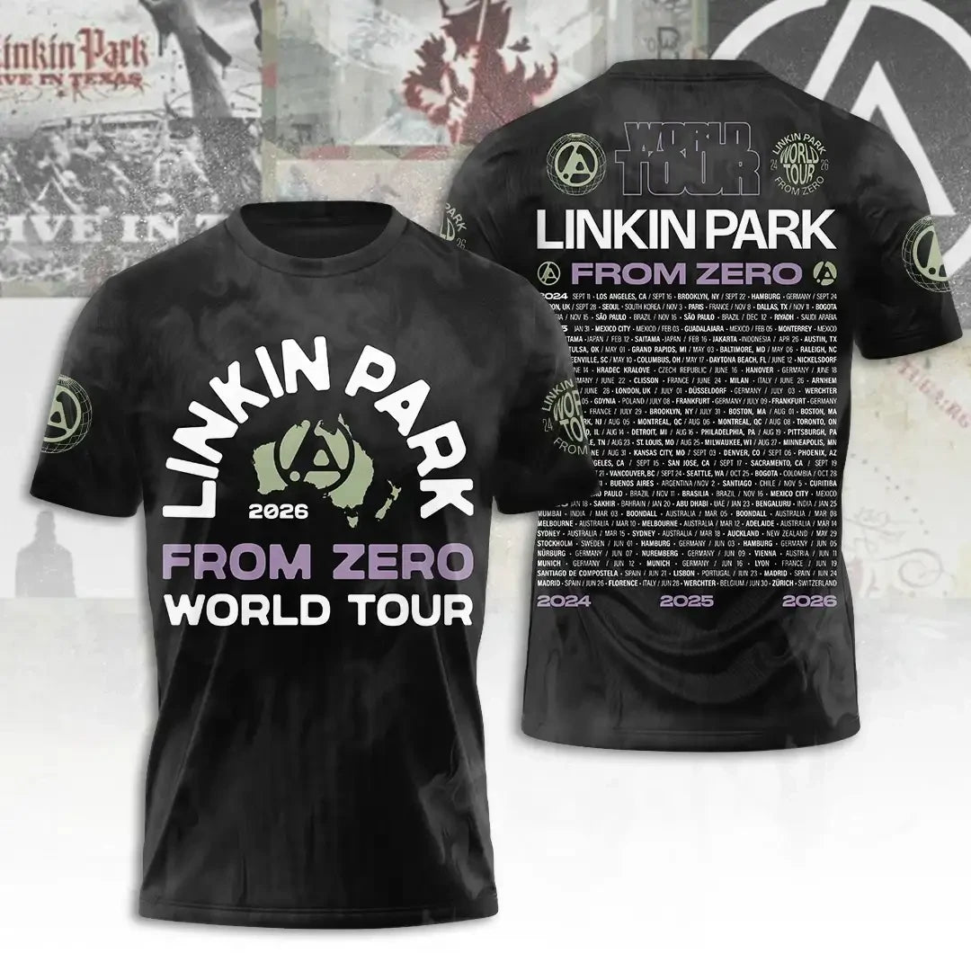 Linkin Park World Tour 2026 T-Shirt Linkin Park From Zero Shirt Gifts For Brother - Merchluma