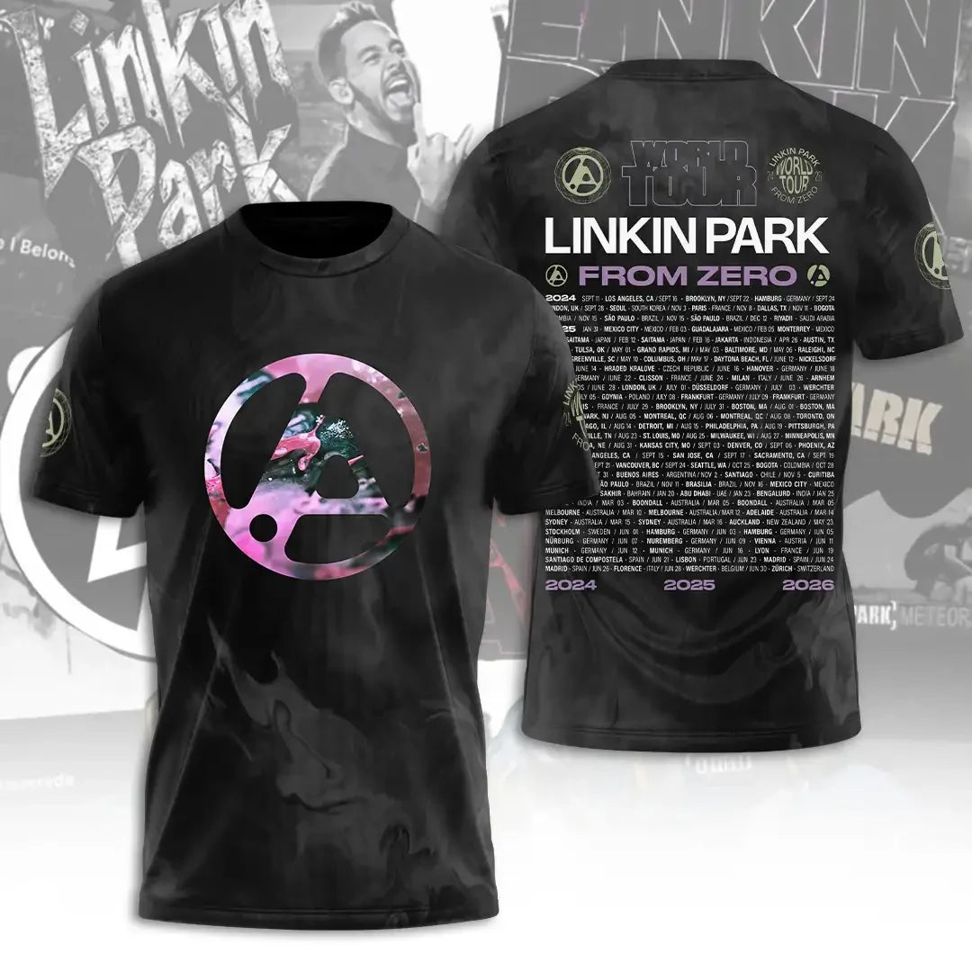 Linkin Park World Tour 2026 T-Shirt Linkin Park Merch Presents For Boyfriend - Merchluma