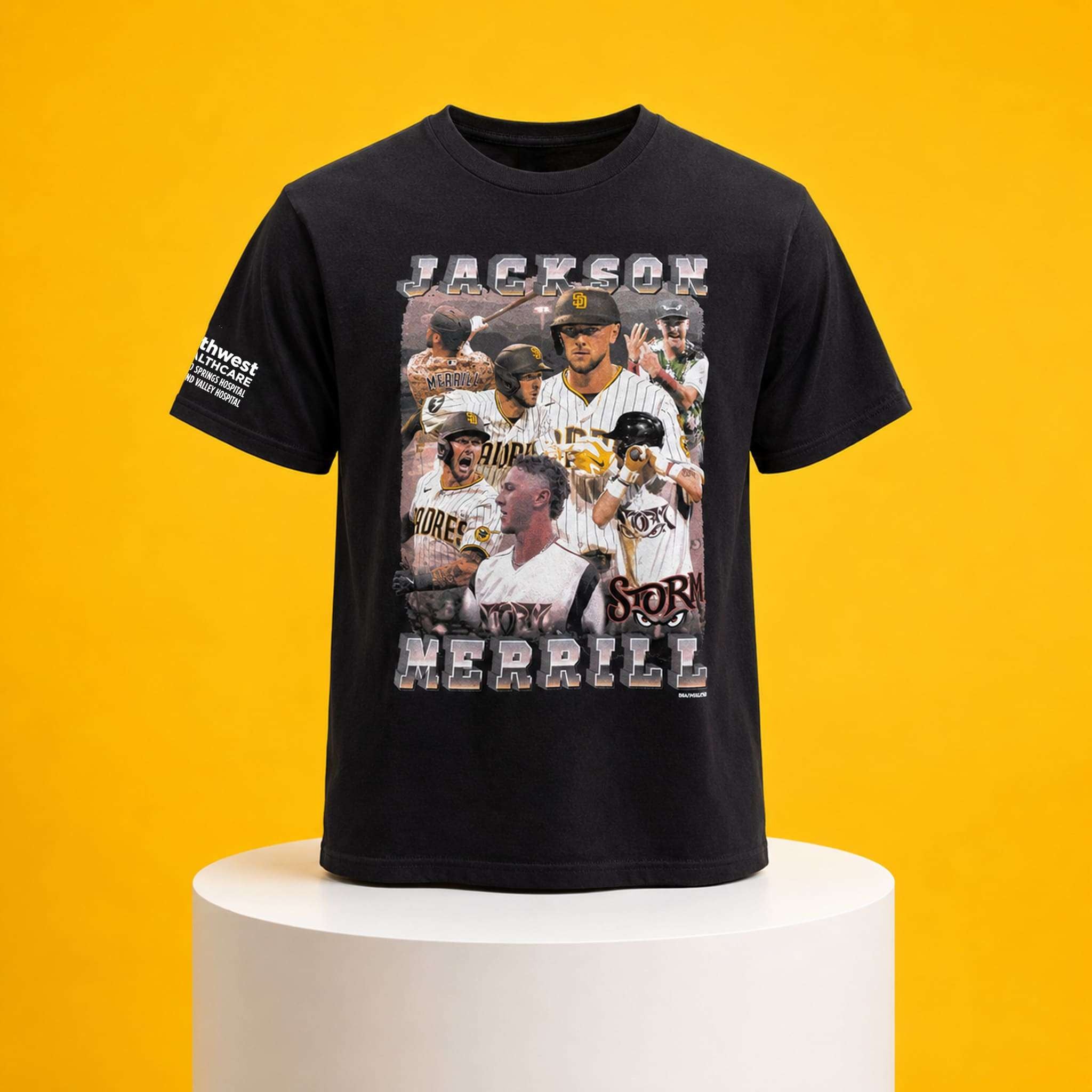 Jackson Merrill T-Shirt San Diego Padres Merch Gifts For Baseball Fans - Merchluma
