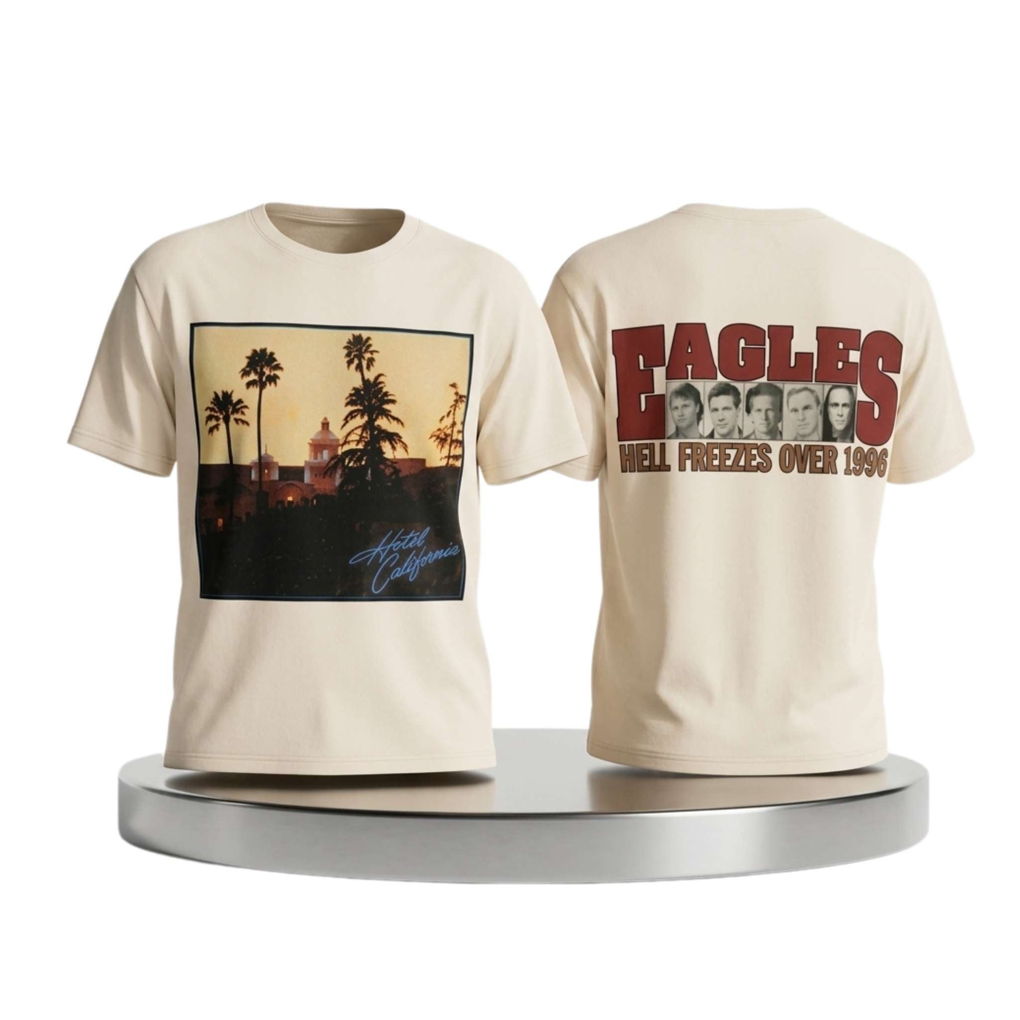 Justin Bieber Eagles Hell Freezes Over 1996 Shirt Justin Bieber Merch Music Lovers Gifts - Merchluma