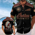 Indian Motorcycle Merch Legendary Ride Indian Motorcycle Hawaiian Shirt 125th Anniversary Gear - Merchluma