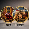 Harry Potter 25 Years Of Magic Commemorative Coin 2026 Harry Potter And Sorcerer's Stone Merch - Merchluma