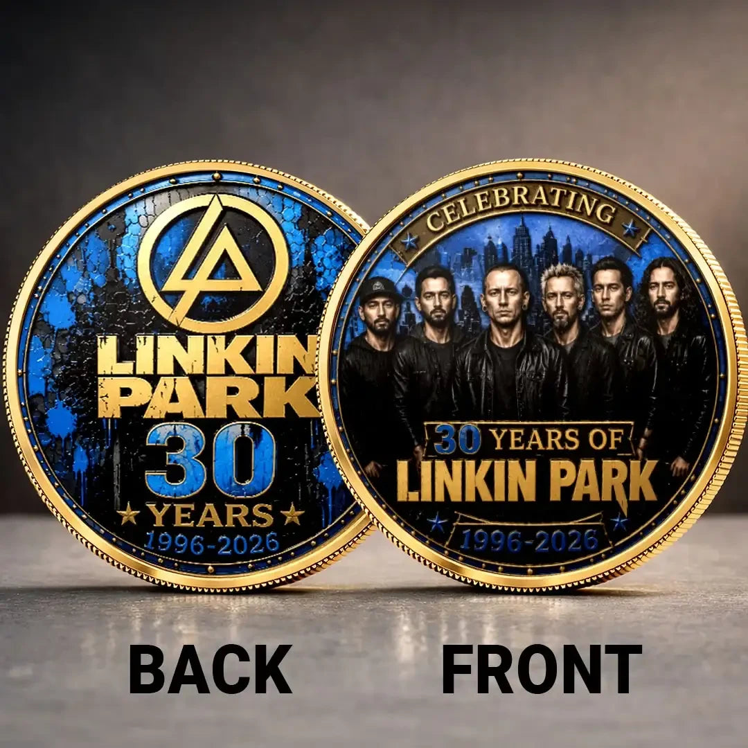 Linkin Park 30th Anniversary Commemorative Coin Linkin Park Merch Rock Fans Gifts - Merchluma