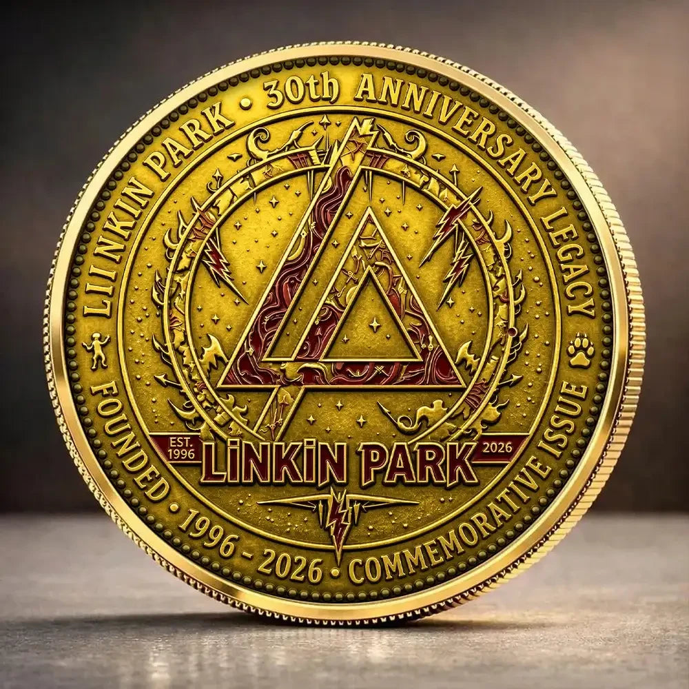 Linkin Park 30th Anniversary Legacy Commemorative Coin Linkin Park Merch Rock Lovers Gifts - Merchluma