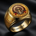 Indian Motorcycle 125th Anniversary Ring Spirit Of The Ride Indian Motorcycle Merch Son Gifts - Merchluma