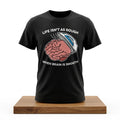 Life Isn't As Rough When Brain Is Smooth T-Shirt Funny Quotes Shirts Gifts For BFF - Merchluma