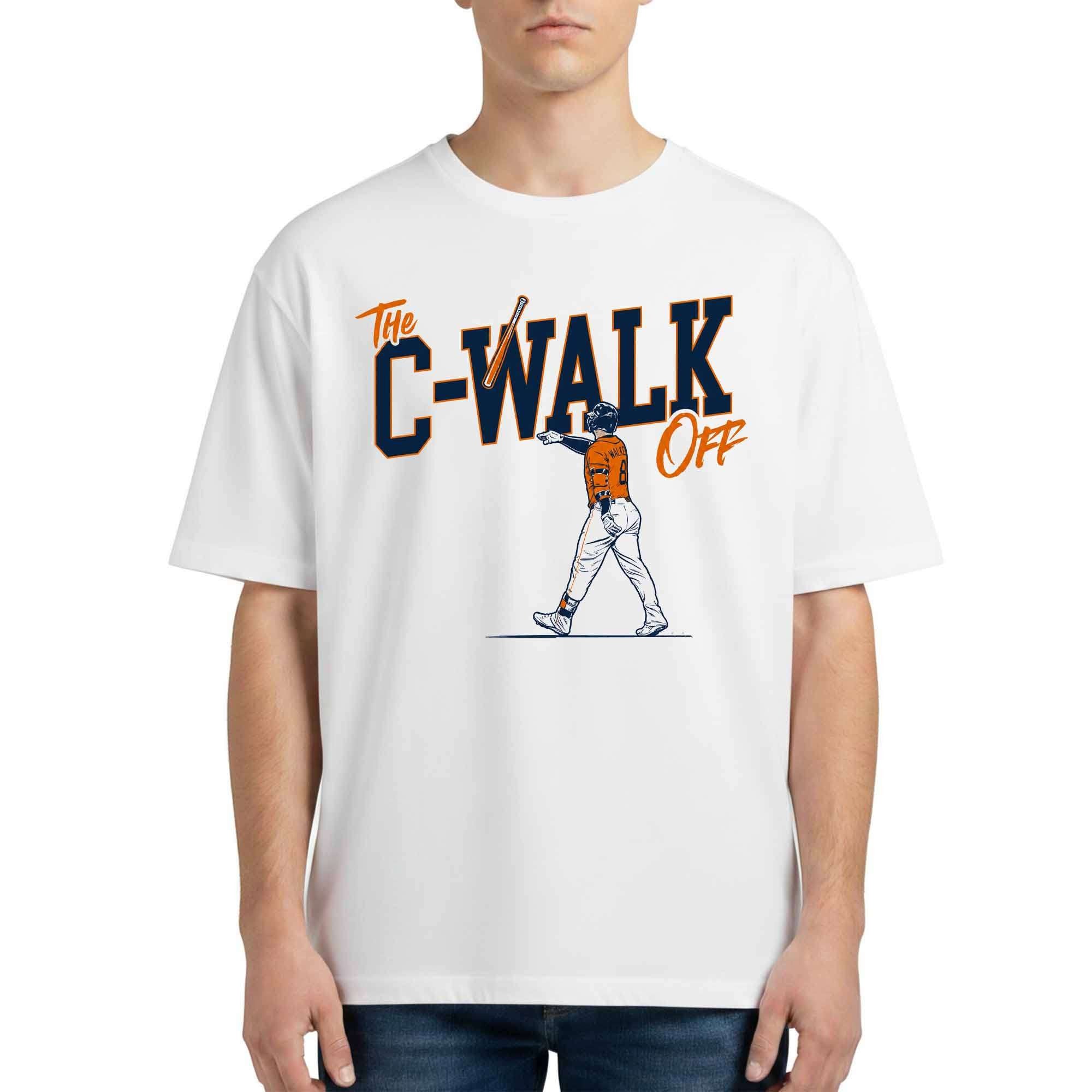Christian Walker The C Walk Off Shirt Houston Astros Merch Baseball Enthusiast Gifts - Merchluma