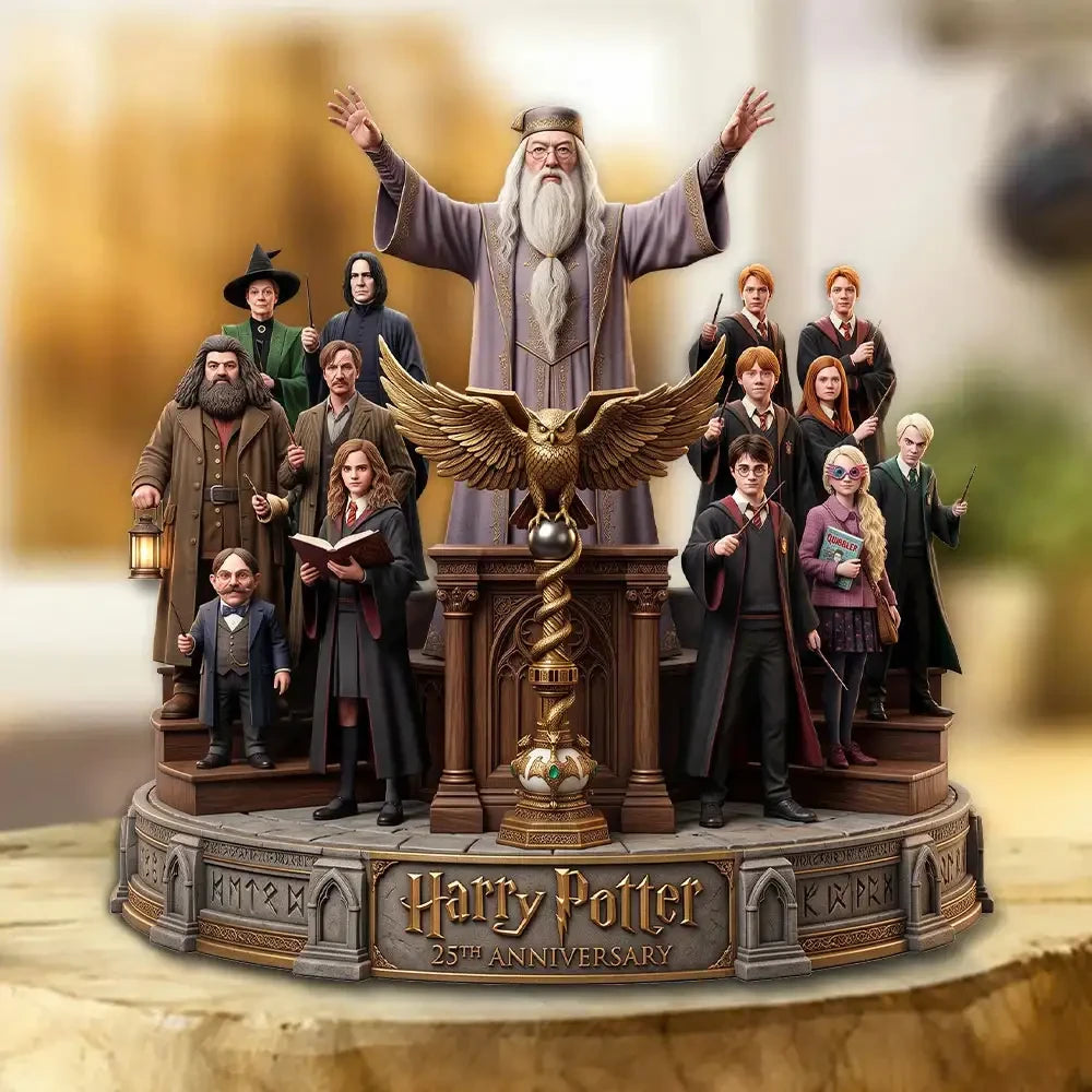 Harry Potter 25th Anniversary Acrylic Plaque 2026 Harry Potter Merch Display Decorations - Merchluma