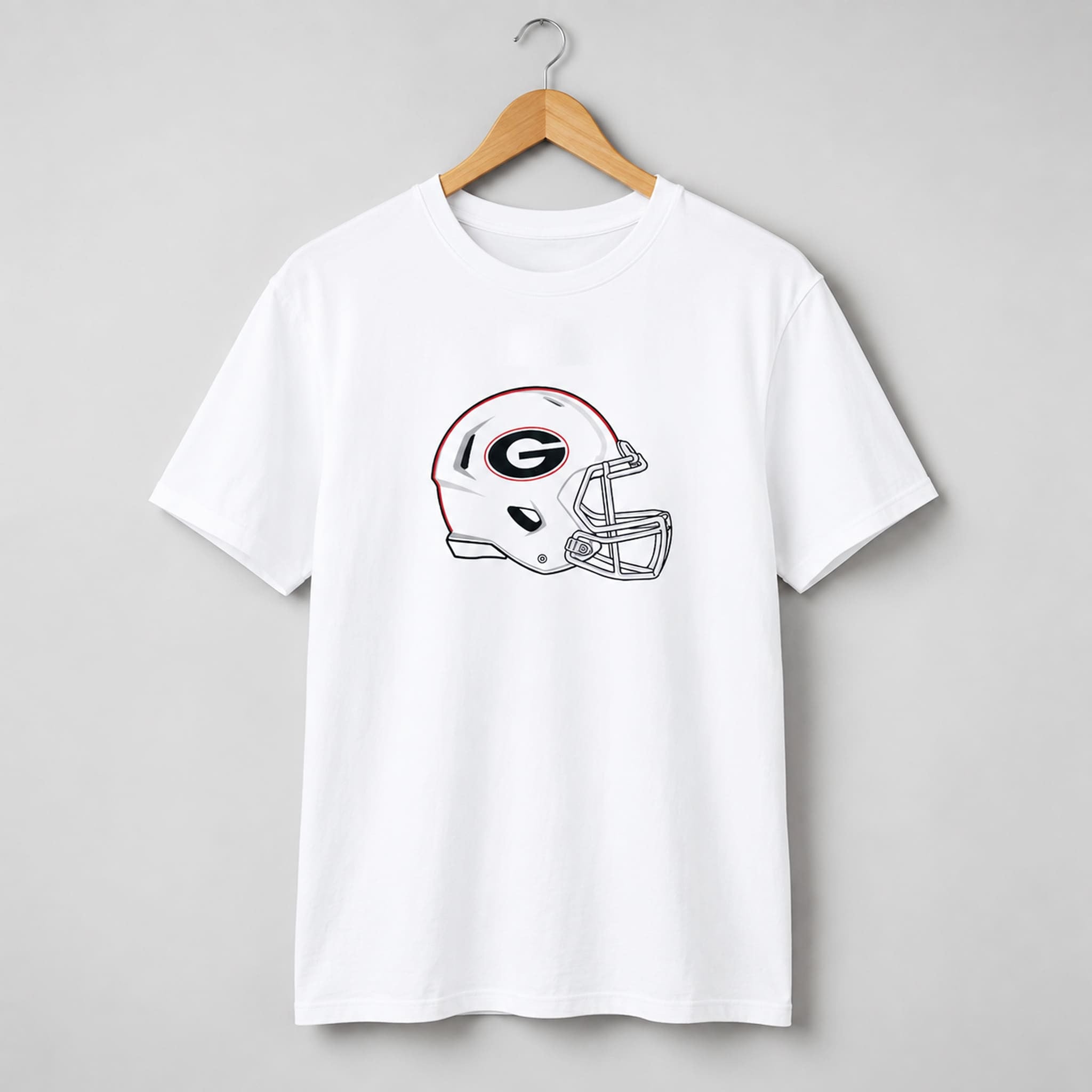 Georgia Bulldogs Helmet T-Shirt Georgia Bulldogs Football Team Shirt Gifts For DawgNation - Merchluma