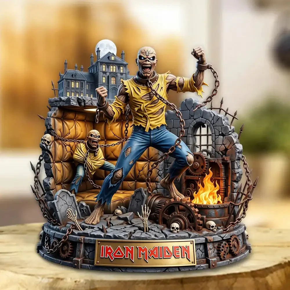 Iron Maiden Merch 2026 Run For Your Lives World Tour 2026 Acrylic Plaque Music Fans Gifts - Merchluma