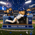 Los Angeles Dodgers Freddie Freeman Diving Catch Acrylic Plaque LA Dodgers Merch Fans Gifts - Merchluma