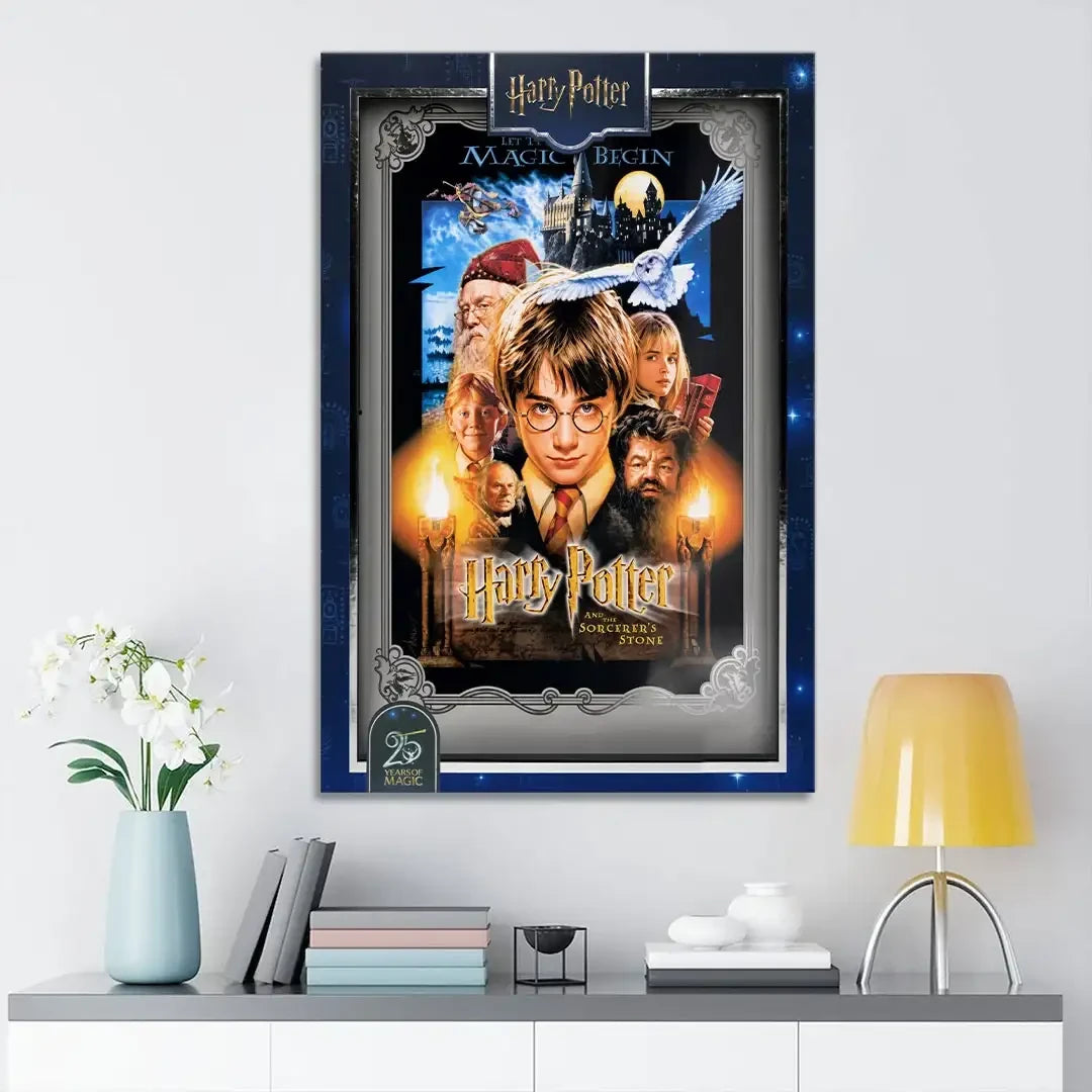Harry Potter 25 Years of Magic Hogwarts Castle Collectible Poster Harry Potter Merch Wall Art - Merchluma