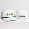 Cam Skattebo Amen Golf Hat Embroidered Cameron Skattebo Merch Gifts For Golfers - Merchluma
