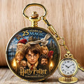 Harry Potter 25th Anniversary Movie Pocket Watch Harry Potter Merch Home Decor Fans Gifts - Merchluma