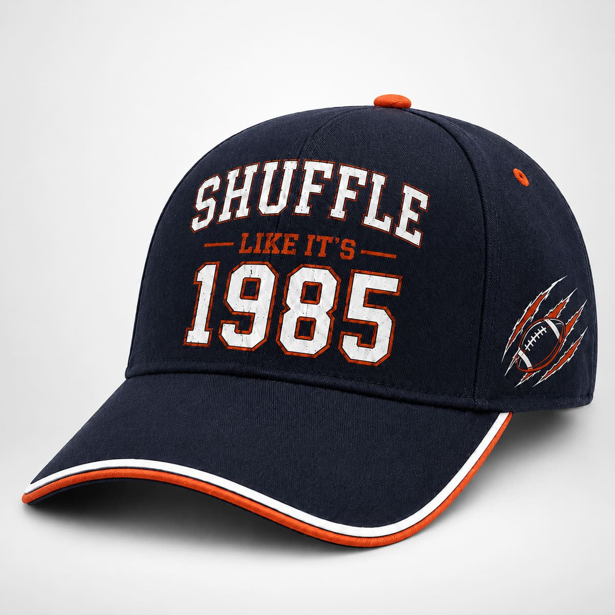 Bears Shuffle Like It's 1985 Hat Chicago Bears Merch Game Day Hat Football Fans Gifts - Merchluma