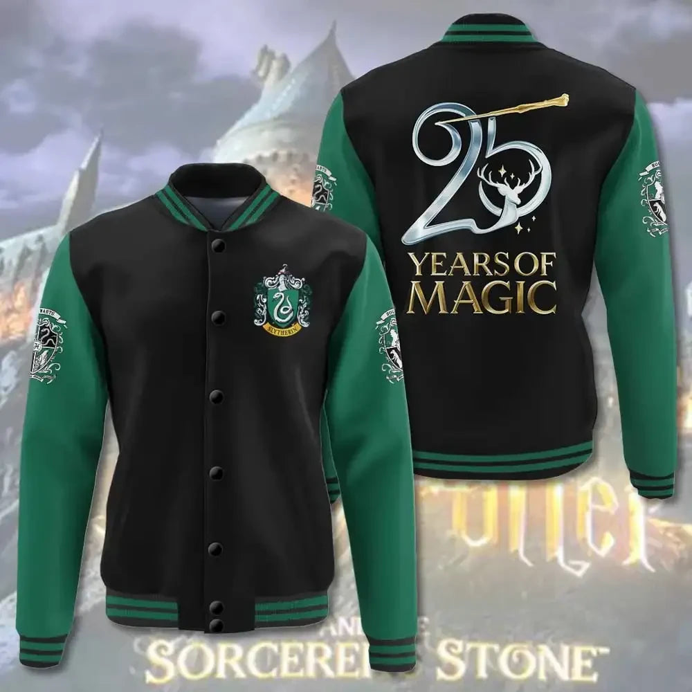Harry Potter Merch 25th Anniversary Thank You For The Memorial Harry Potter Varsity Jacket 2026 - Merchluma