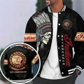 Indian Motorcycle Merch 125th Anniversary Legendary Ride Varsity Jacket Brother Gifts - Merchluma