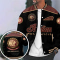 Indian Motorcycle Merch 125th Anniversary Legendary Ride Varsity Jacket Gifts For Riders - Merchluma