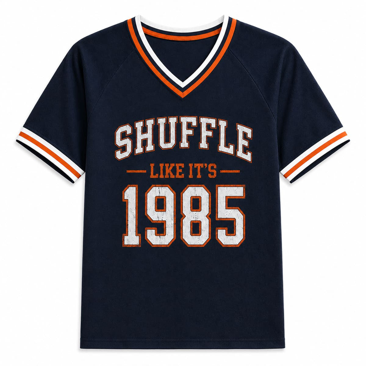 Bears Shuffle Like It's 1985 V-Neck Shirt Football Game Day Apparel Chicago Bears Lovers Gifts - Merchluma