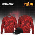 Cactus Jack x SPIDER-MAN Brand New Day Sweatshirt Red Travis Scott Clothing Gift For Fans - Merchluma