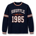 Bears Shuffle Like It's 1985 Waffle Long Sleeve T-Shirt Chicago Bears Merch Gifts For Fans - Merchluma
