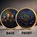 Coldplay 30th Anniversary Commemorative Coin Coldplay Merch Gifts For Rock Fans - Merchluma