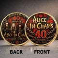 Alice In Chains 40th Anniversary Commemorative Coin Alice In Chains Merch Rock Fan Gifts - Merchluma